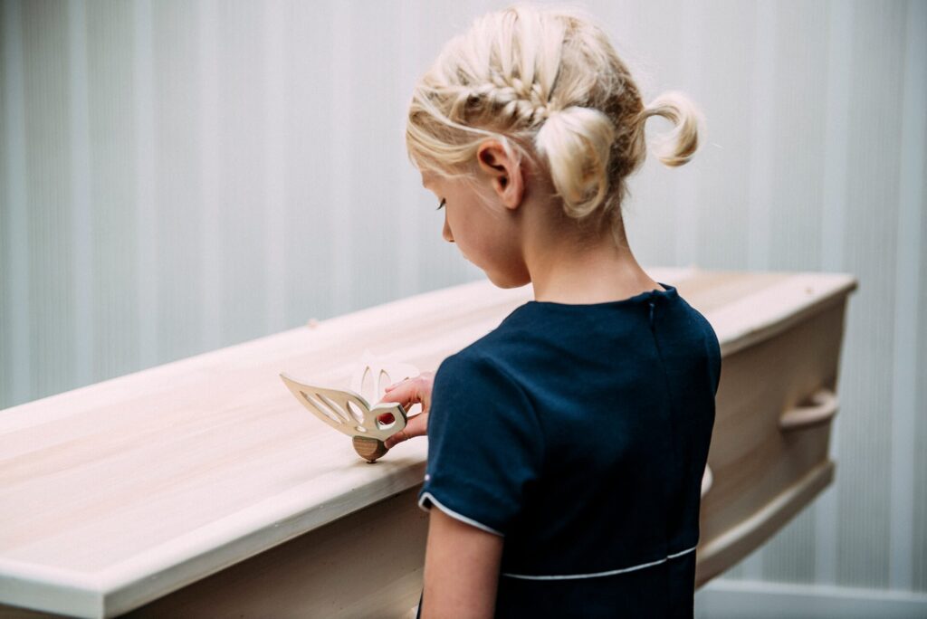 Kinderen begeleiden bij uitvaart